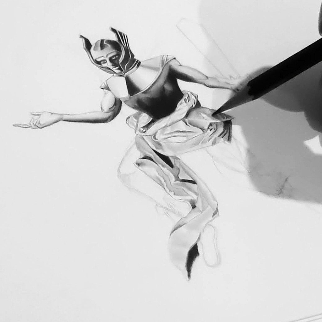 Phanuel WIP 2 Drawing progress